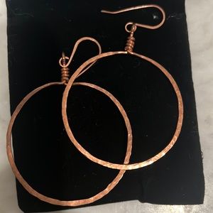 Copper earrings